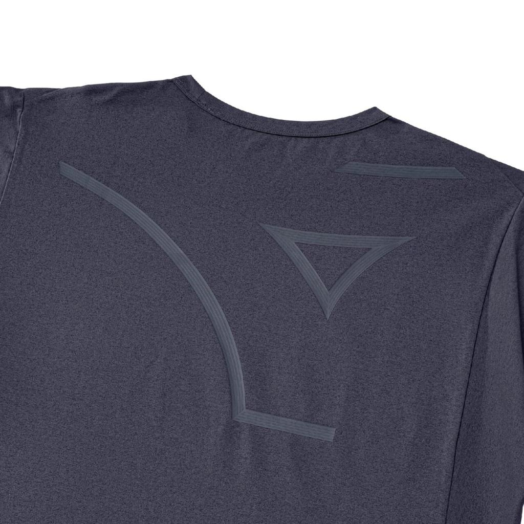 Mizuno Men's Odyssey Gray Soft Dry Sports T-Shirt (Wide Silhouette), Sweat-Wicking, Quick-Drying, 32MAC557