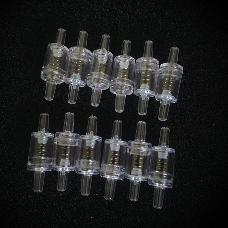 10/20/50pcs Aquarium Air Pump Check Valve One Way Non-Return Check Valve with Spring Aquarium Fish Tank Accessories Co2 System