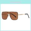 Unisex Fashion Square Glasses With Pc Lenses Uv Protection For Driving And Parties