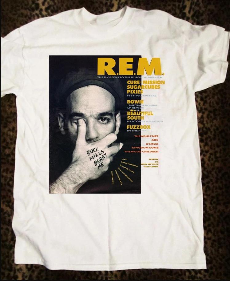 R.E.M Band Buck Mills Berry Me MELODY MAKER Short Unisex T-shirt, Size S-4XL