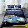 Spirou Et Fantasio Comics Stripe Duvet Cover Set King Queen Double Full Twin Single Size Bed Linen Set