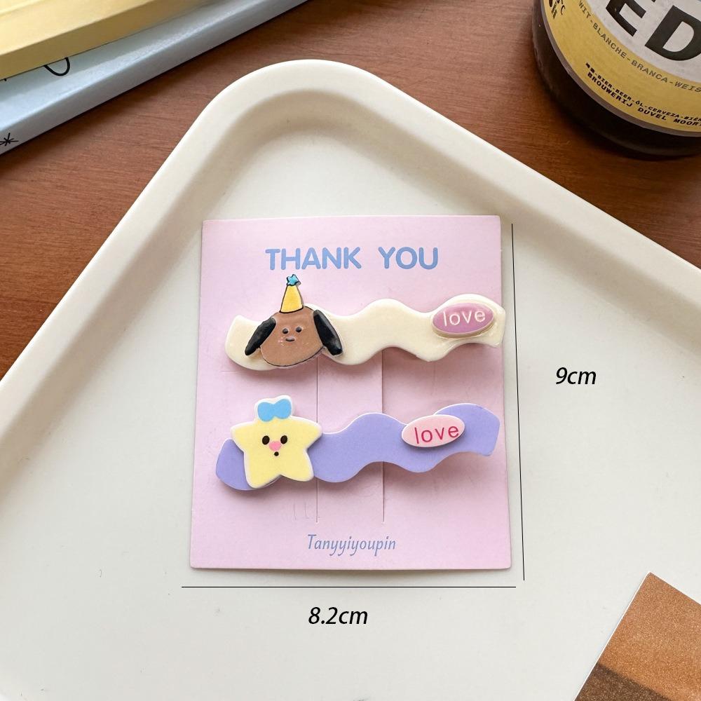 Cute Cartoon Animal Hairpin Sweet Student Bangs Side Clip Headgear Girls Women Headwear Hair Styling Tools Accessories