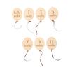 Monthly Balloons, Wooden Party Supplies, Photo Props, Toddlers, Boys,