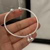 Xiaomi 100% Solid 925 Sterling Silver Metal Bracelet for Women Vintage Handmade Simple Balls Tassel Bracelet Birthday Gift Party