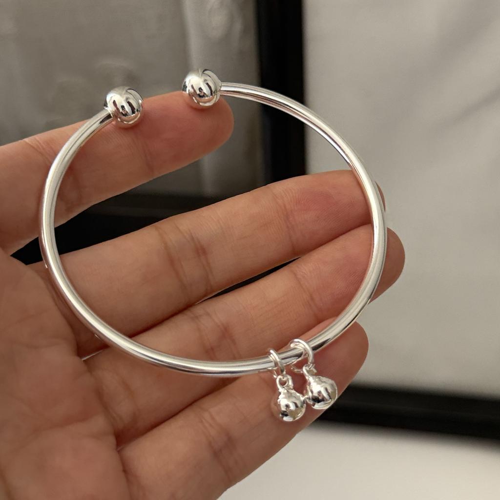 Xiaomi 100% Solid 925 Sterling Silver Metal Bracelet for Women Vintage Handmade Simple Balls Tassel Bracelet Birthday Gift Party