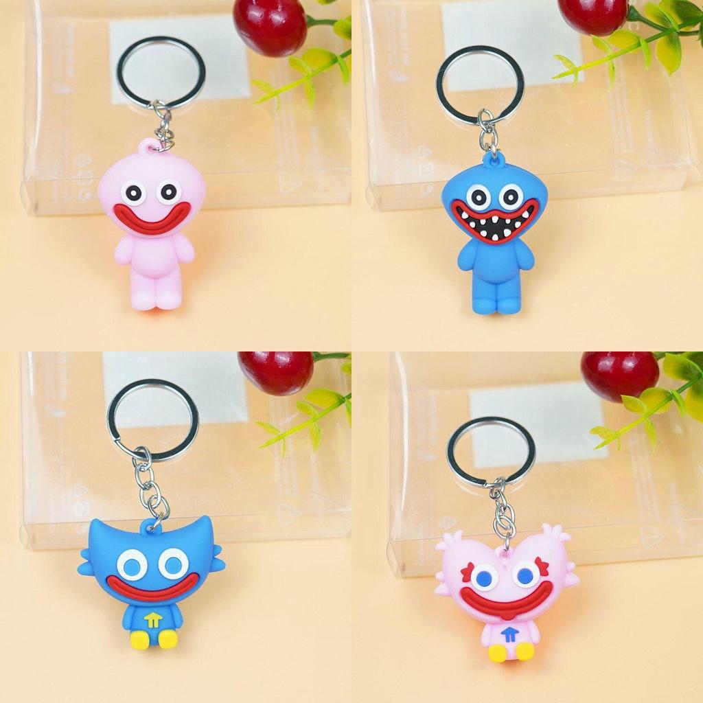 Stilvoller Poppy Playtime Silikon-Schlüsselanhänger für Anime-Liebhaber