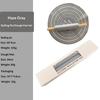 2Pcs/Set Reusable Thickened Rolling Pin Pastry Mat Set Round Silicone Kneading Pad Househeld Pastry Baking Dough Mat