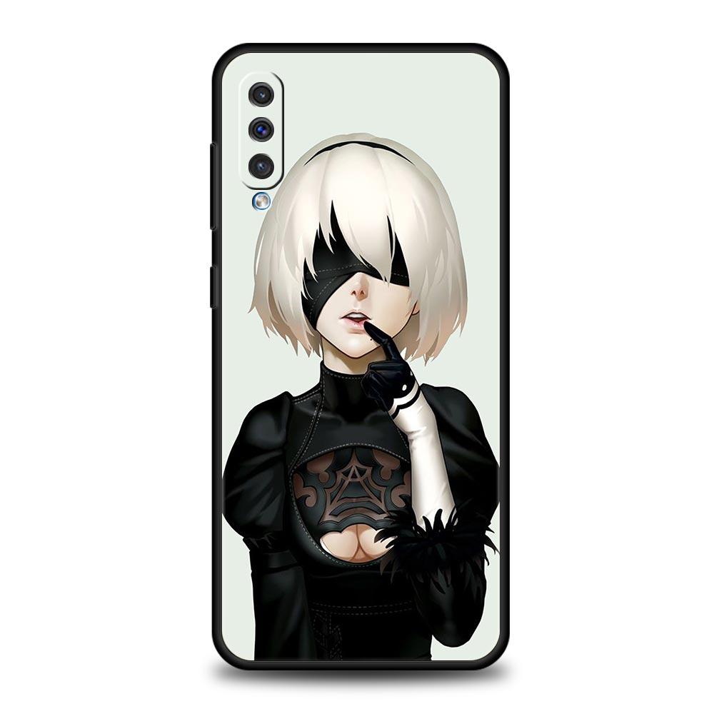 Phone Case For Samsung Galaxy A52 A14 A50 A70 A10S A30 A40 A20S A20E A02S A12 A22 A72 A32 5G A04s Nier Automata Cartoon Cover