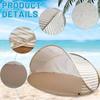 Compact Pop Up Beach Tent Breathable Outdoor Canopy Instant Opening Sun Shelter  Picnic