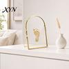 Nursery Decor Gift Baby Pet Keepsake Frame, DIY Sea Sand Newborn Hand Footprint Kit, Paw Print Craft Kit Metal Pressed Picture Floating Cat