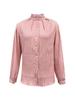 Women's European and American INS Jacquard Long-Sleeved Shirt