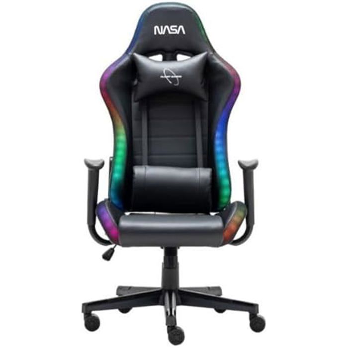 Chaise De Gaming - NASA - Modèle Pioneer - Multicolore - Matériaux De Qualité - Confort Optimal