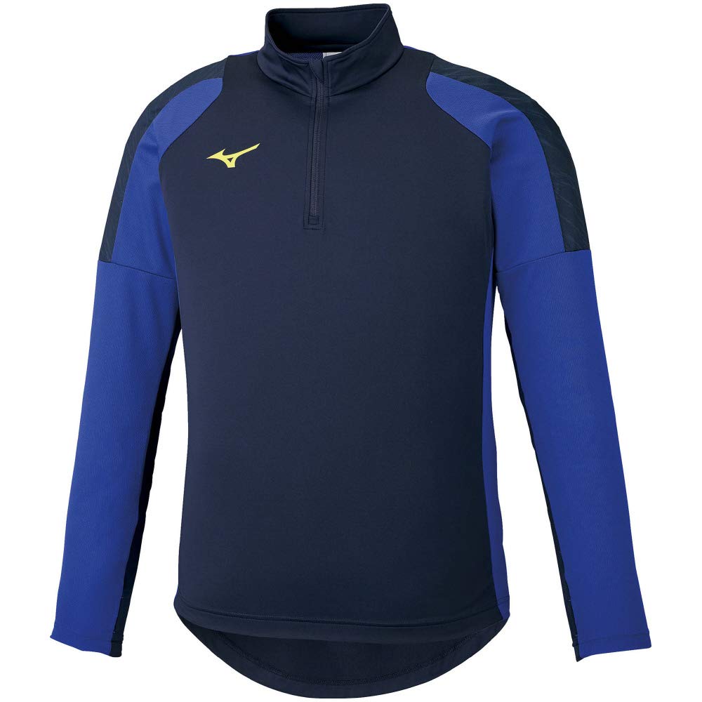 

Mizuno Soccer Wear Stretch Fleece Shirt Deep Japan Size L to Japanese size P2MC0515, Navy, (equivalent L)