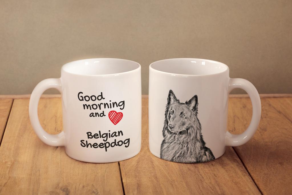 Belgian Shepherd Dog, Belgian Sheepdog - Cup with a Dog, Personalized Cup with a Print, a Classic Gift for Everyone from the Art-Dog Brand
