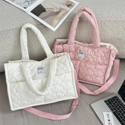 54 prošívaná měkká na vycházení nová velkokapacitní kabelka lehká crossbody taška přes rameno taška