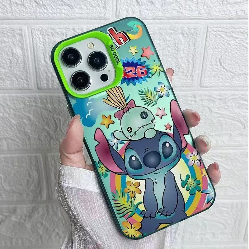Stitch Is Suitable for Apple 17Promax Mobile Phone Case, Personalized Vitality Case iPhone16/15ins14, Europe and America 13.