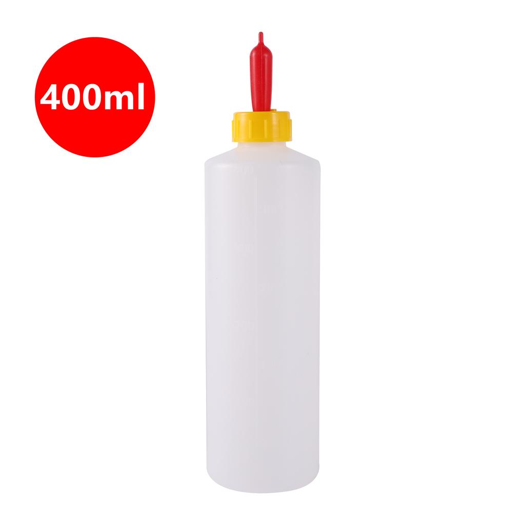 1Pc Lamb Milking Feeding 400ML/500ML Capacity Bottle With Soft Rubber Nipple Pacifier for Piglet Sheep Goat Farm Animals Drinker