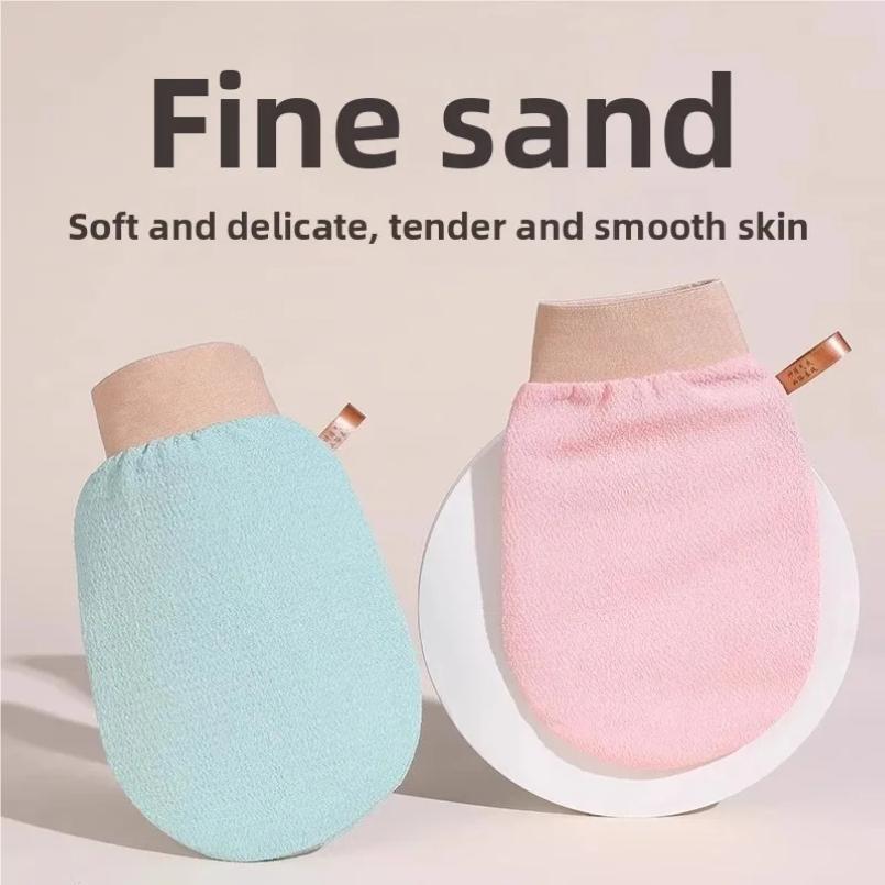 1Pc Exfoliating Gloves Body Scrub Mitt Peeling Bath Spa Wash Dead Skin Removal Shower Brush Towel Bathroom Accessories