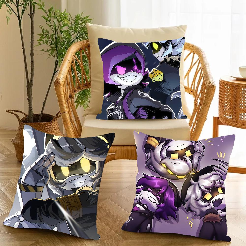 Anime M-murder D-drones Pillow Case Applicable Space For Guest Rooms Interiors Cars Office House Decoration