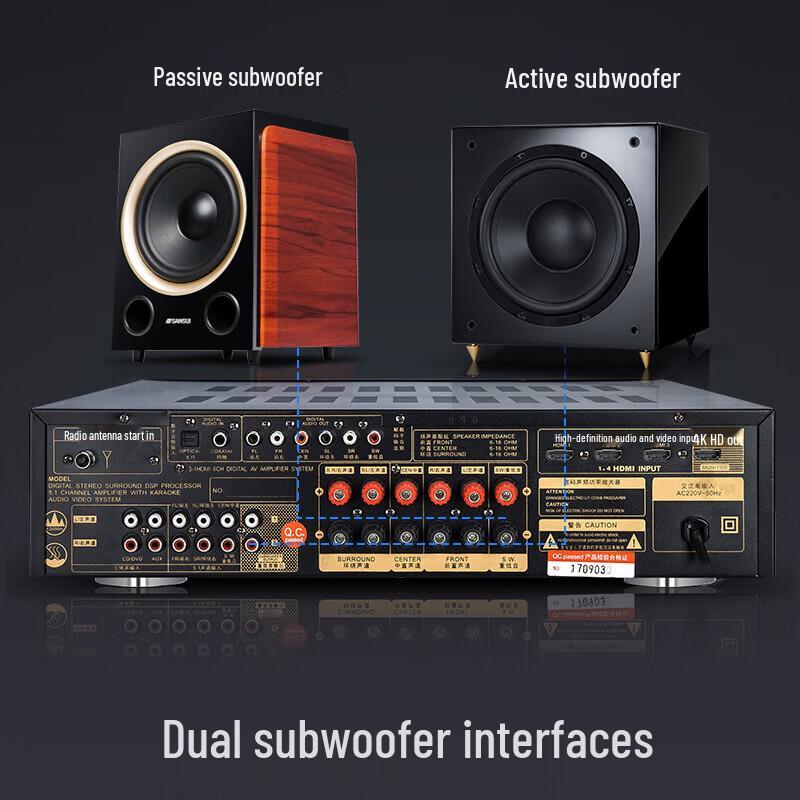 Sansui DM-20A 5.1 Channel Home Theater Amplifier