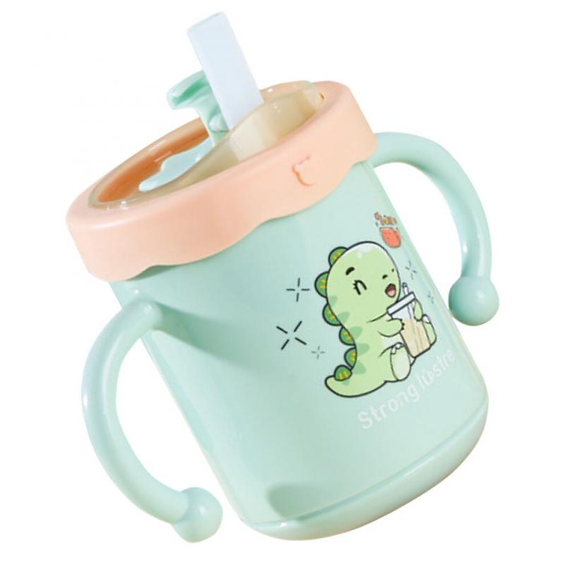 Children's Milk Cup Toddler Baby Infant Straw Kids Drinking Cups