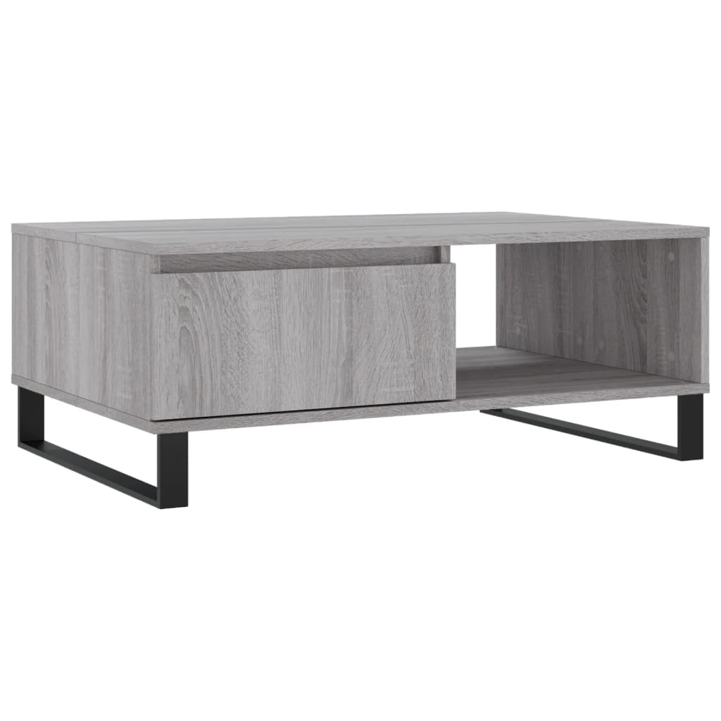 Coffee Table, Grey Sonoma Oak, 90x60x35 Cm