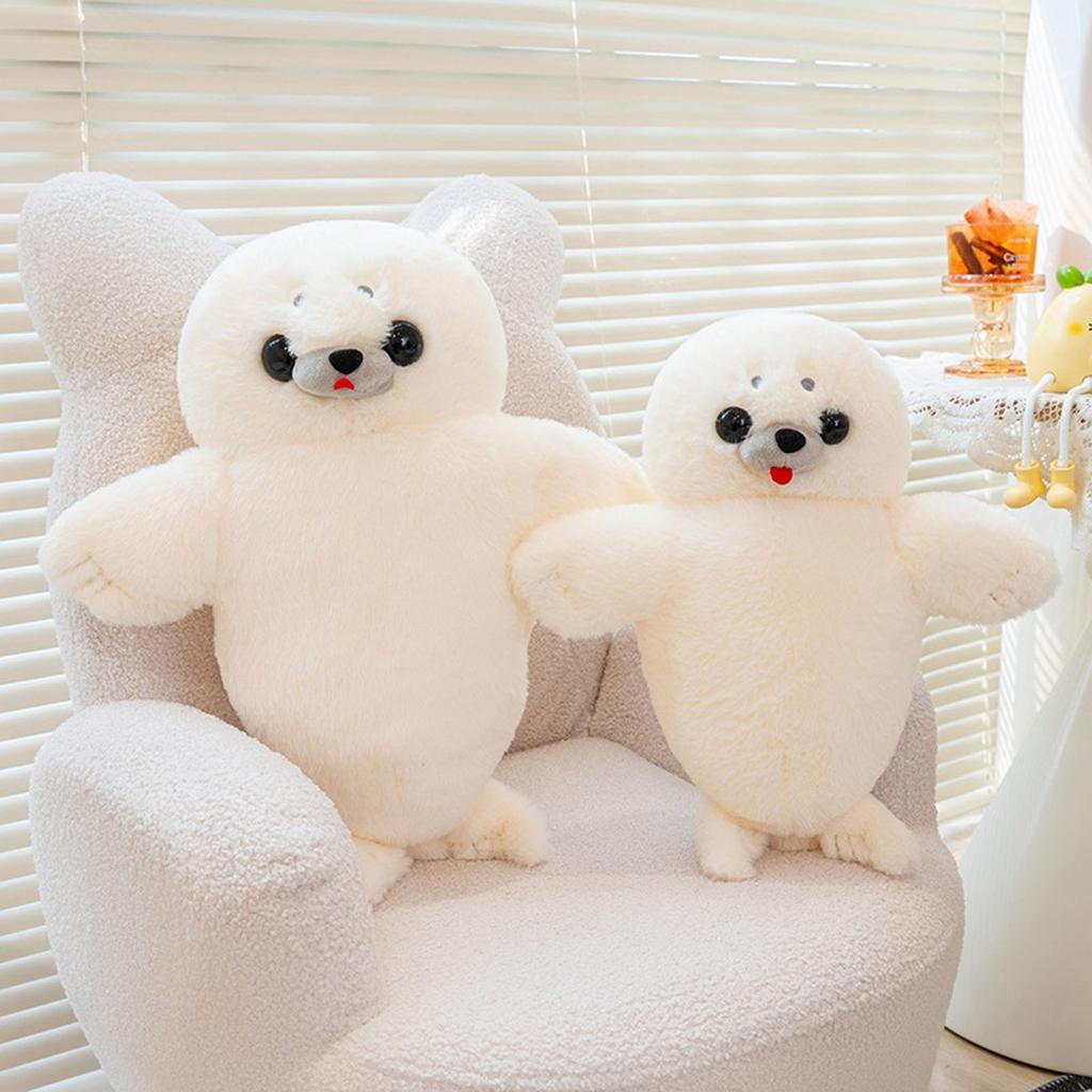 Cute, Reclining, Lazy Seal Plush Toy, A Therapeutic Doll, A Seal Pillow Doll
