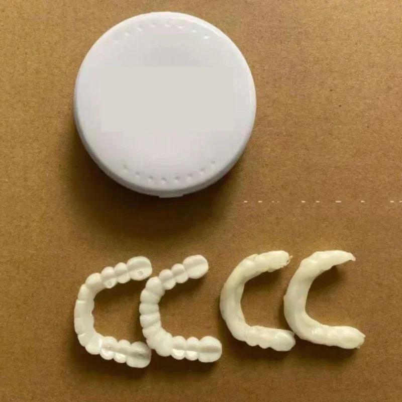 Upper and Lower Teeth Set Veneer Simulation Dental Cover Filling Material Dentals Cavity Repair Artifact Tooth Health As Comfort