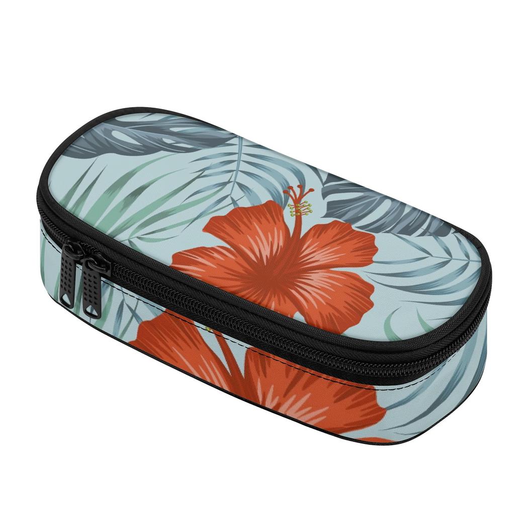 Stationery Pencil Case Large Capacity 300D Polyester Smooth Zipper with Mesh Pocket Removable Divider and Pen Slots for Boys Girls