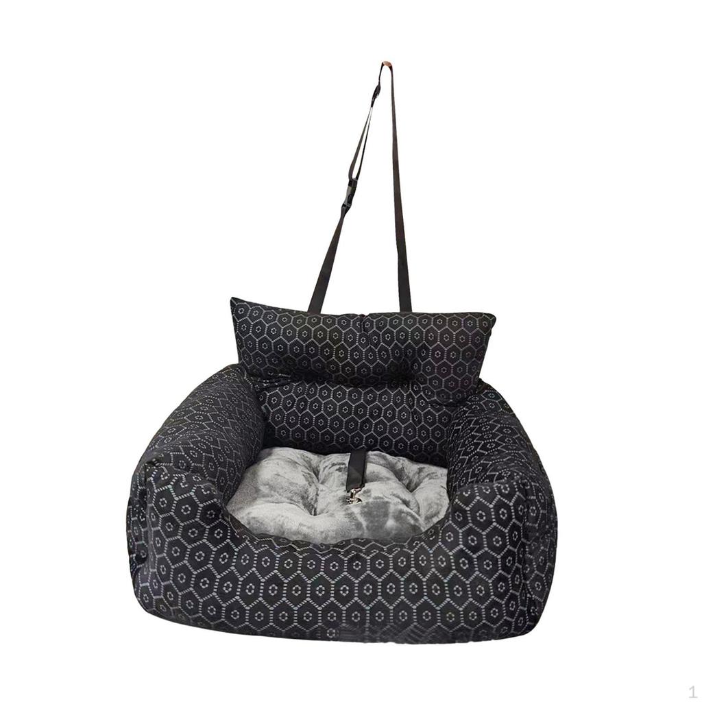Booster Dog Car Seat Portable Comfortable Outdoor Kennel Pet SUV for Large Cats Puppies