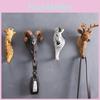 Animal Modern Resin Wall Hooks For Home Office Decor With Giraffe Zebra Designs