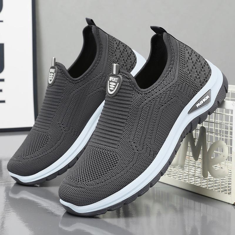 Shoes men's summer new breathable and non-smelly feet casual shoes middle-aged and elderly couples sports shoes foreign trade men's shoes