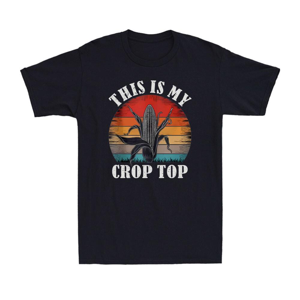 This Is My Crop Top Corn Farmer Farming lovers Gift Vintage Men s T-Shirt L