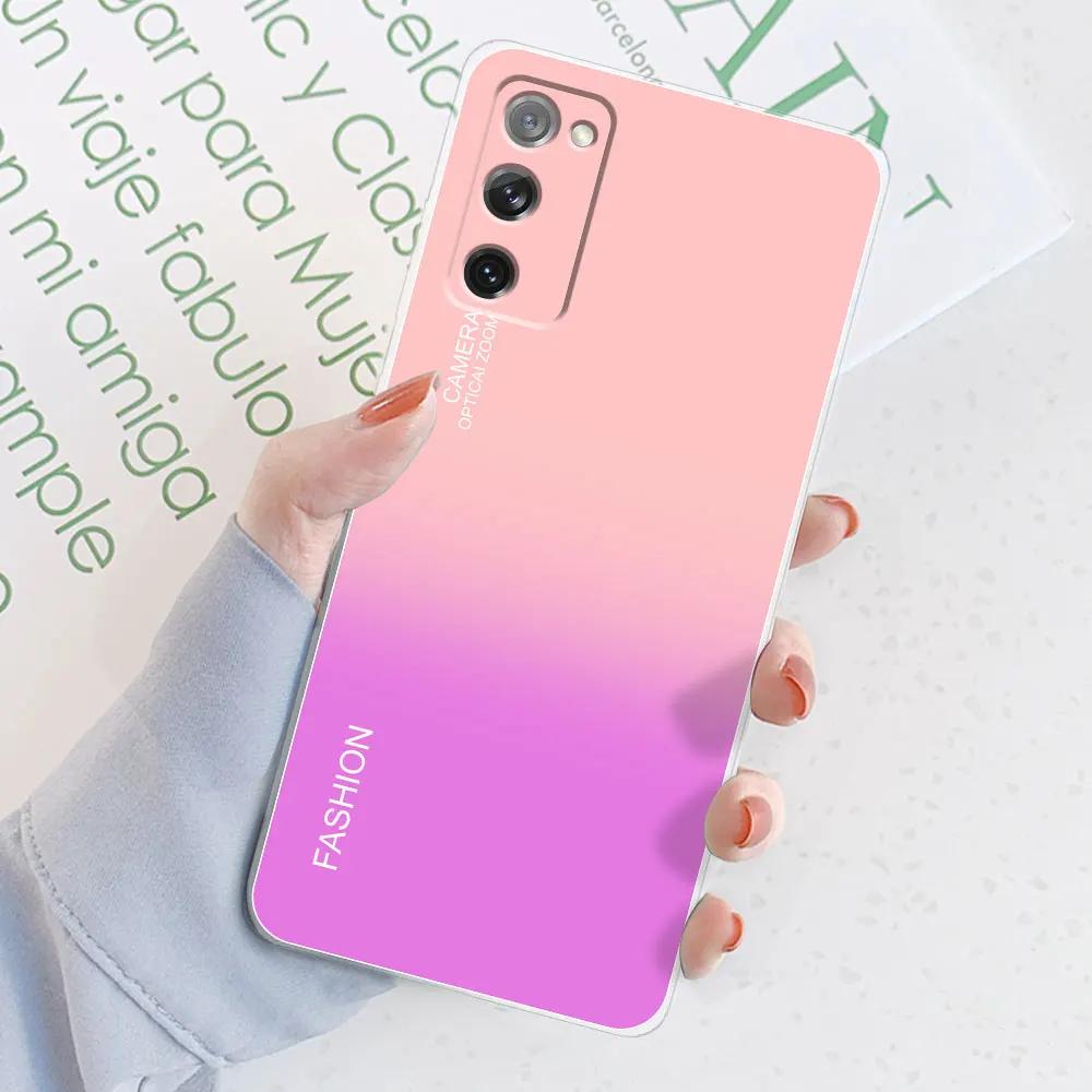 For Samsung S20 FE Case Galaxy S20 FE Wishing Bottle Transparent Cases For Samsung GalaxyS20 FE S20fe 6.5''Cover Silicone Bumper