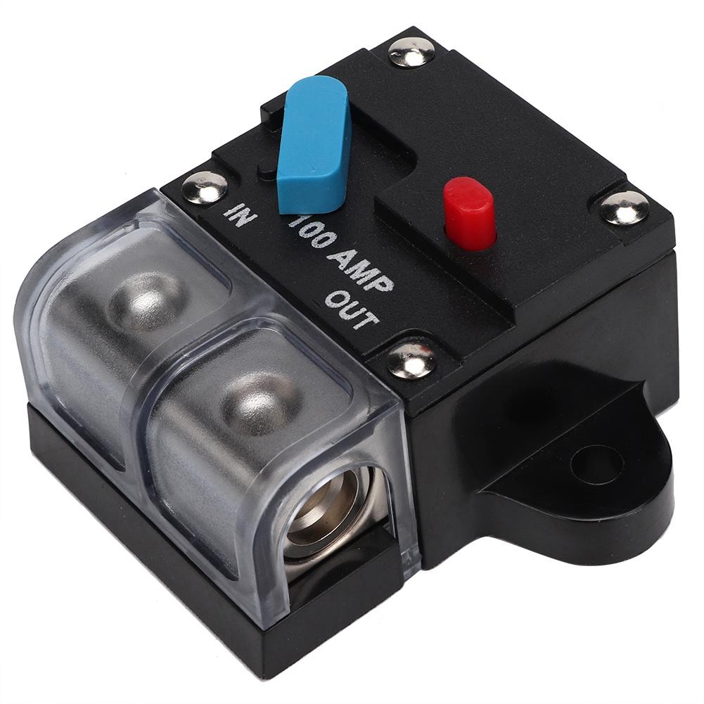 80A 300A Car Resettable Circuit Breaker Self Recovery Fuse Manual Reset Button
