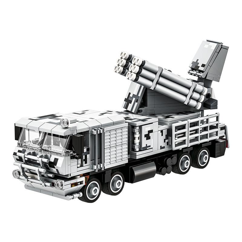 Wange Sistema de Defensa Aérea Militar Blindado Pantsir-SM Modelo Bloque de Construcción Juego de Juguete Compatible con Ladrillos Regalo de Cumpleaños para Niños No.5510