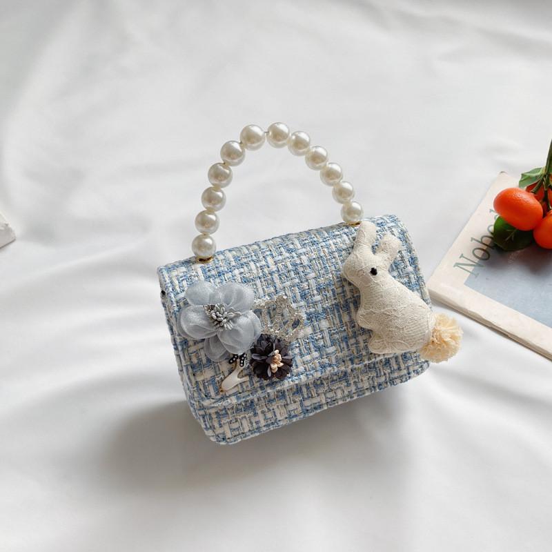 Adorable Korean Style Mini Pearl Children's Purse With Waterproof Features