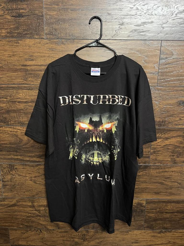 T-shirt Disturbed Asylum Release 2010 Tour Shirt 2XL
