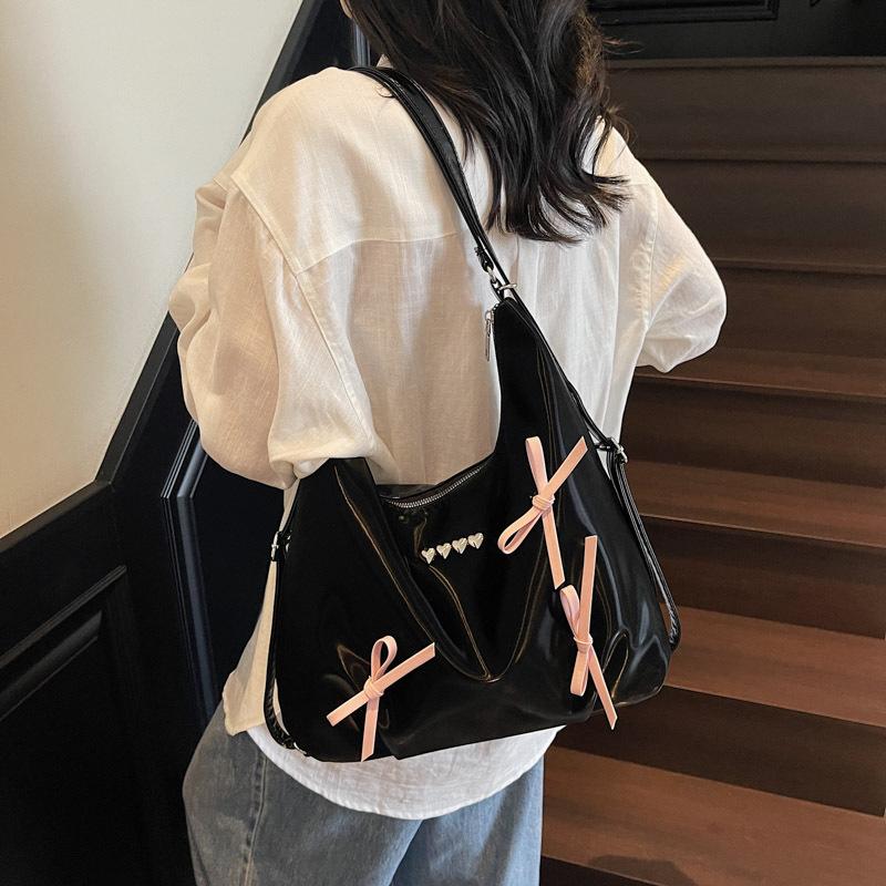 Bow Portable Tote Bag Large Capacity Shoulder Bag New Messenger Bag Fashion Backpack