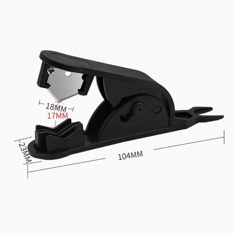 

Универсальный портативный труборез, нейлоновый труборез для пластиковых труб из ПВХ/ПУ/ПЭ, труб, проводов, кабелей, бытовой инструмент для резки, ручные инструменты Pack of 1 чёрный