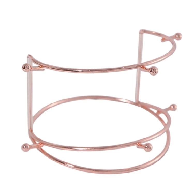 Professional Crown Display Rack for Jewelry Shops Easy to Assemble Stainless Steel Texture for Efficient Showcases