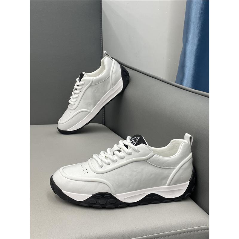 Autumn New Trendy Leather Soft-soled Breathable Shoes Sports and Leisure Shoes Xs