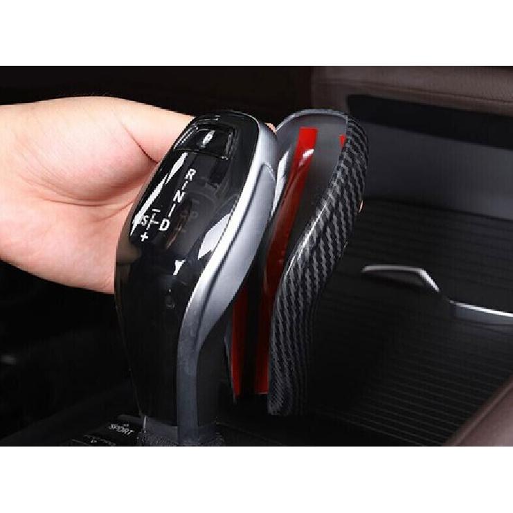 Gear Shift Knob Cover For BMW X2 F39 Carbon Fiber Inner Central Console 2018-21