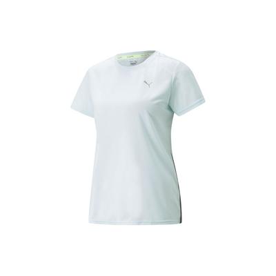 Running Series Solid Color Casual Sports Crew Neck Short Sleeve T-Shirt Women T-Shirts Light-Blue 520181-20