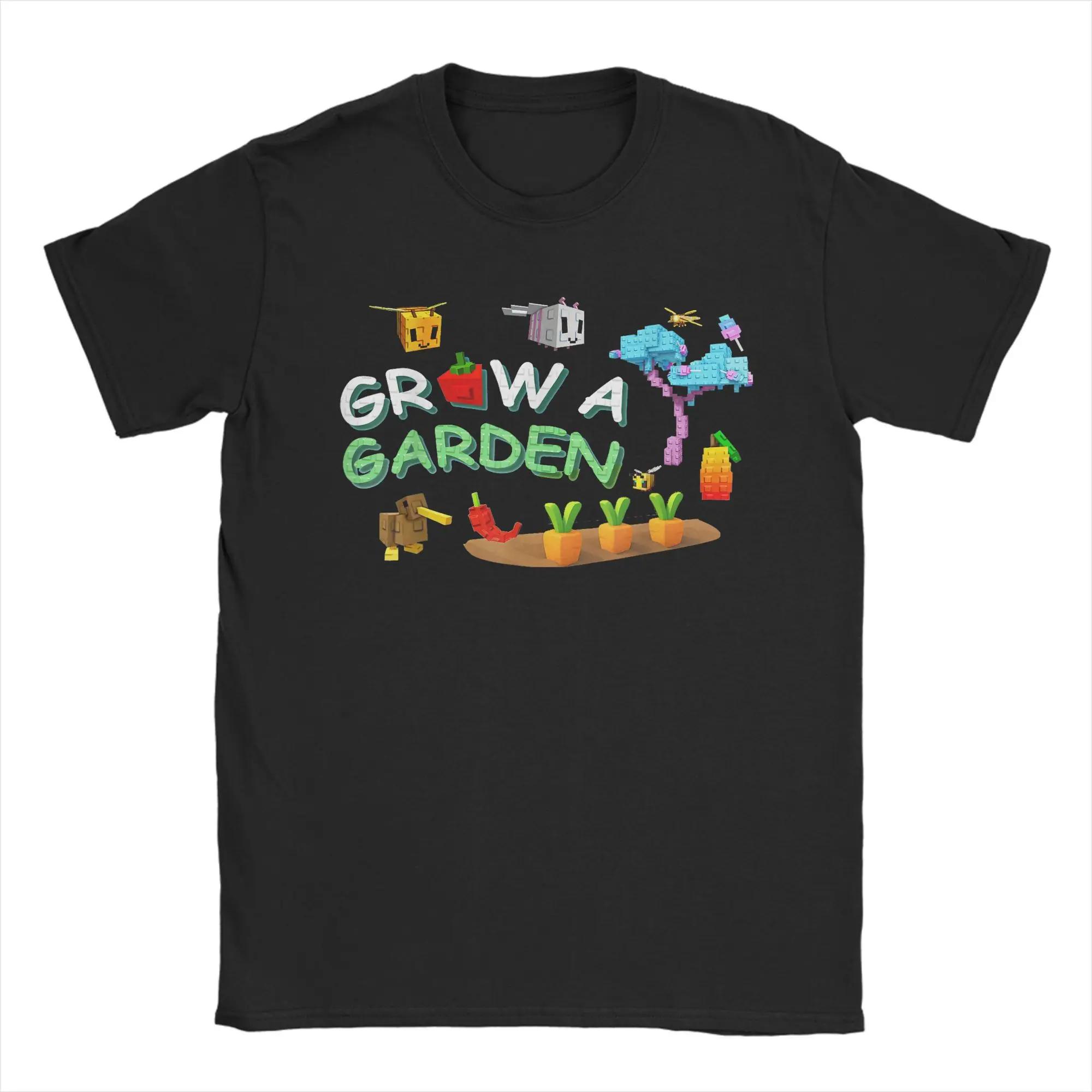 

Grow A Garden Graphic Tee Unisex Short Sleeve Cotton TShirt Crew Neck Gardening S