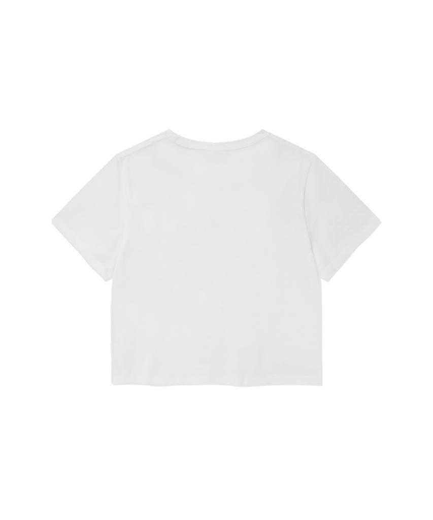 COVERNAT WOMAN Lucky Mark T-Shirt White