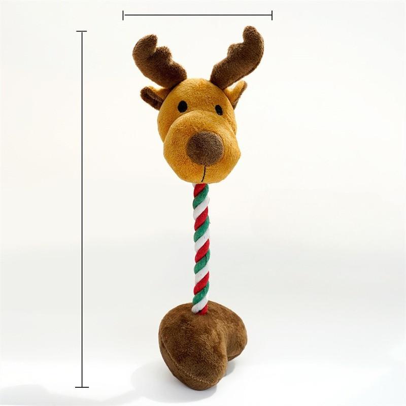 Cute Plush Santa Claus DesignDogToySmall DogChewing Squeaking Sound, Small Dog Pet Cat ToyEasy To CleanIncreases Festive AtmospherePet Christmas Gifts