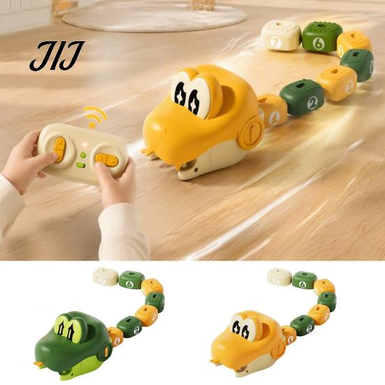Interactive Snake Toy Set 1/2 Sets Remote Control Car Toy, Magnetic Eating Itself Game 2 Player Electric RC for Kids