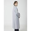 Cc Collect. Women S Wool Fox Blend Single Long Coat c254mSg561