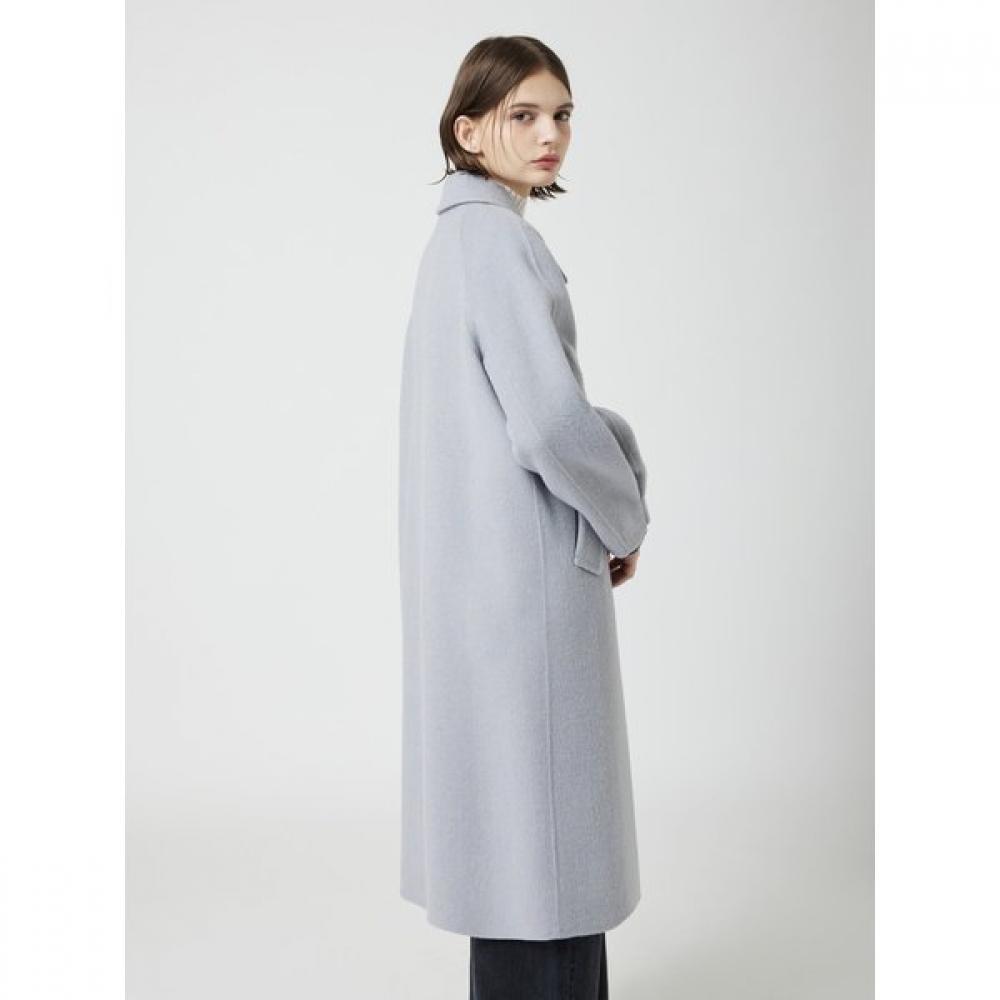 Cc Collect. Women S Wool Fox Blend Single Long Coat c254mSg561
